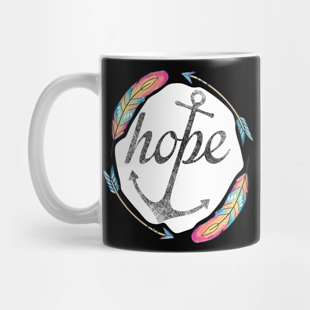 Hope, Faith Hope Love Religious Christian Boho Art by joyjeff